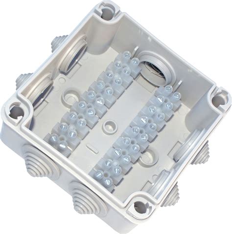 4 terminal lighting junction box|small junction box with terminals.